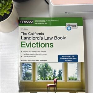 The California Landlord's Law Book: Evictions